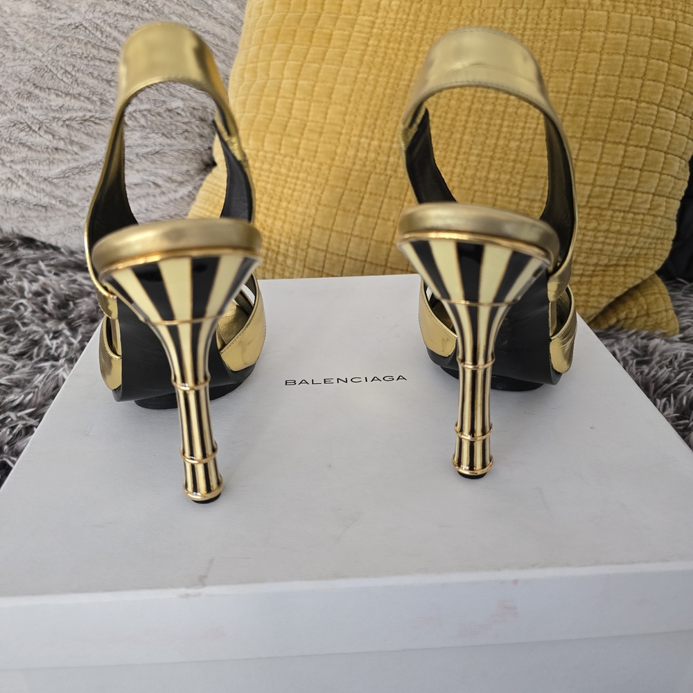 Balenciaga Gold Women's Heels